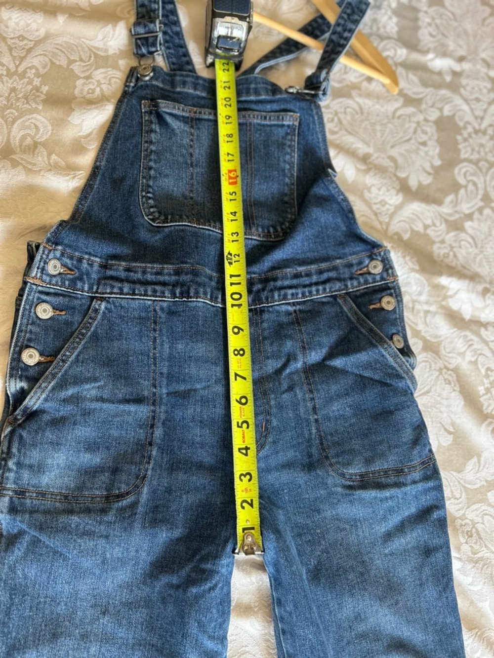County Fair Old Navy Dark Blue Denim Women’s Overalls - Picture 6 of 9